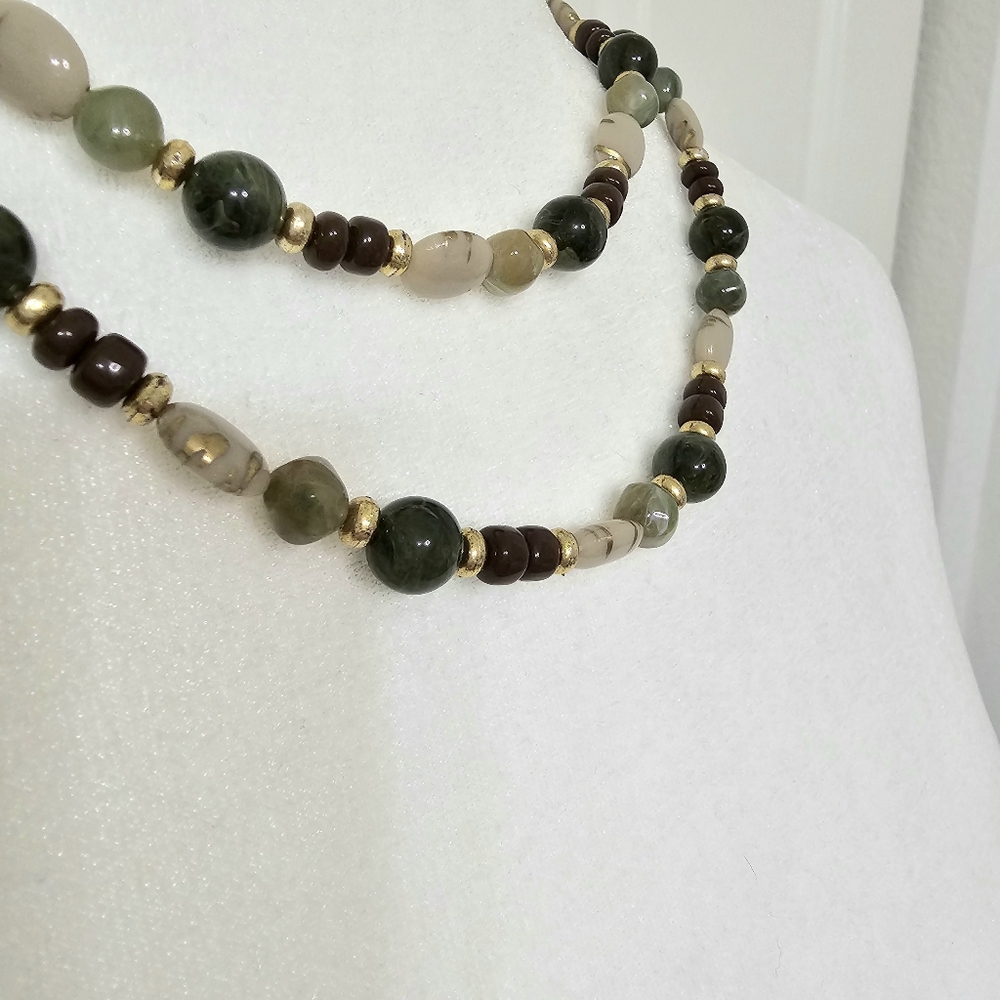 BOHO Beaded Necklace - Picture 3 of 6